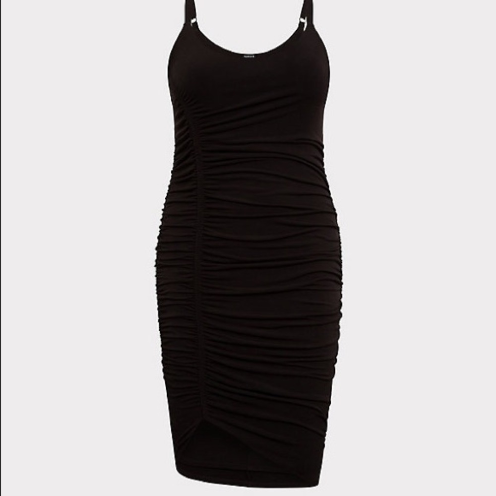 Torrid ruched bodycon dress